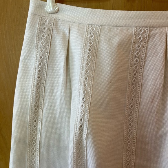 J. Crew Lace Stripe Skirt - Picture 2 of 7
